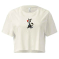 Загрузить изображение в просмотрщик галереи, 1eyeCat - Red Card - Women’s crop top