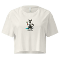 Загрузить изображение в просмотрщик галереи, 1eyeCat - Arty Kitty - Women’s crop top
