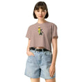 Загрузить изображение в просмотрщик галереи, 1eyeCat - The Surfer - Women’s crop top