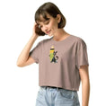 Загрузить изображение в просмотрщик галереи, 1eyeCat - The Surfer - Women’s crop top