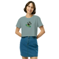 Загрузить изображение в просмотрщик галереи, 1eyeCat - The Skater - Women’s crop top