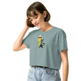 Загрузить изображение в просмотрщик галереи, 1eyeCat - The Surfer - Women’s crop top
