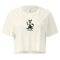 Загрузить изображение в просмотрщик галереи, 1eyeCat - Arty Kitty - Women’s crop top