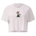 Загрузить изображение в просмотрщик галереи, 1eyeCat - Red Card - Women’s crop top