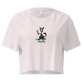 Загрузить изображение в просмотрщик галереи, 1eyeCat - Arty Kitty - Women’s crop top