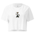 Загрузить изображение в просмотрщик галереи, 1eyeCat - The Queen - Women’s crop top