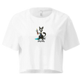 Загрузить изображение в просмотрщик галереи, 1eyeCat - Arty Kitty - Women’s crop top