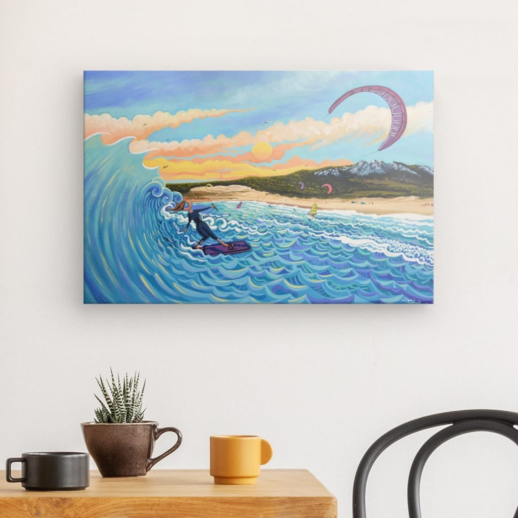 N151 - Kite Surfing Tarifa - Canvas
