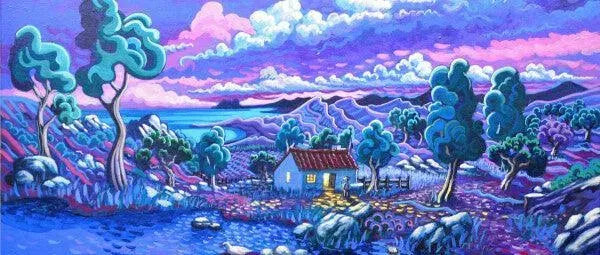 N137 - The twilight - Mug Panorama - Arte Caballero