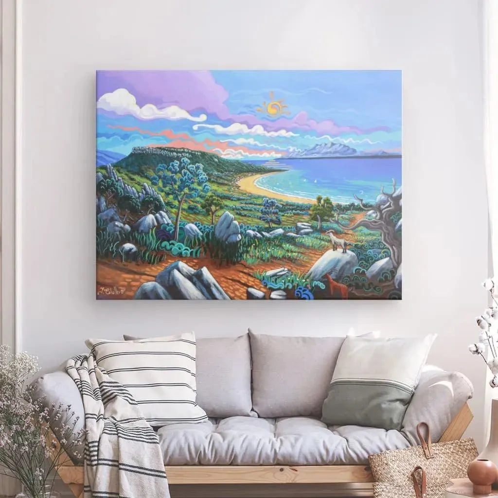 N147 - Sierra de la Plata, Bolonia - Canvas - Arte Caballero