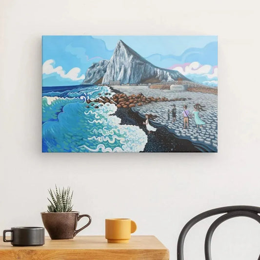 N206 - The Shores of El Sardinero - Canvas - Arte Caballero