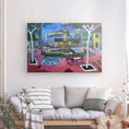 Bild in Galerie-Betrachter laden, Colorful Plaza Cruz Herrera canvas art above modern sofa in bright living room