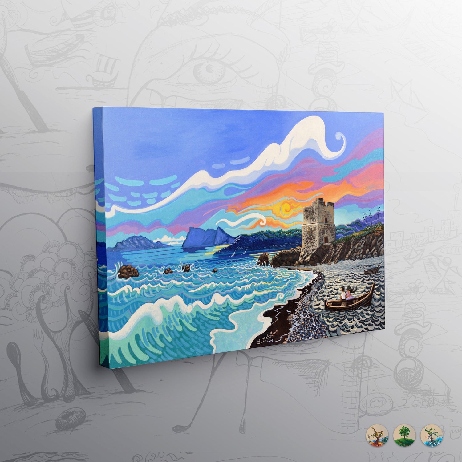 Холсты с художественными принтами