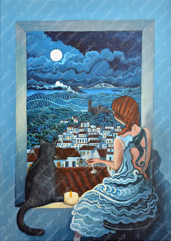 N110 - Casares and the Stars - Canvas