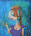 Load image into Gallery viewer, N123 -  The Twisted Princess - Canvas
