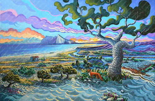 N135 - Bunker Beach - Natural Reserve Guadalquiton - Canvas