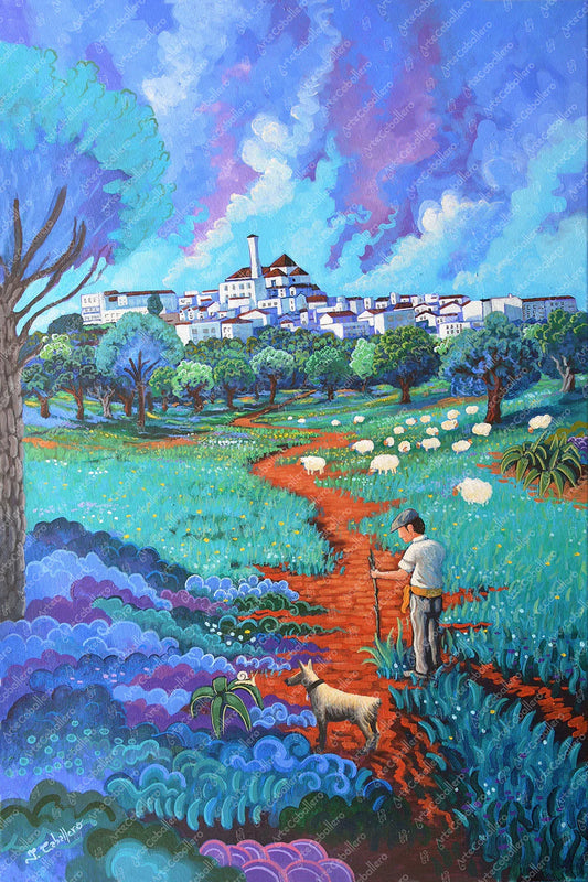N144 - The Dog of San Roque - Canvas
