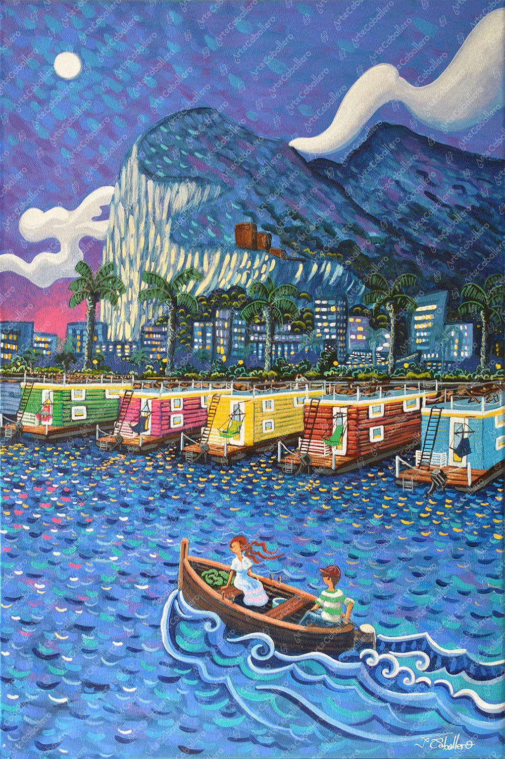 N153 - The Colours of the Bay - Canvas