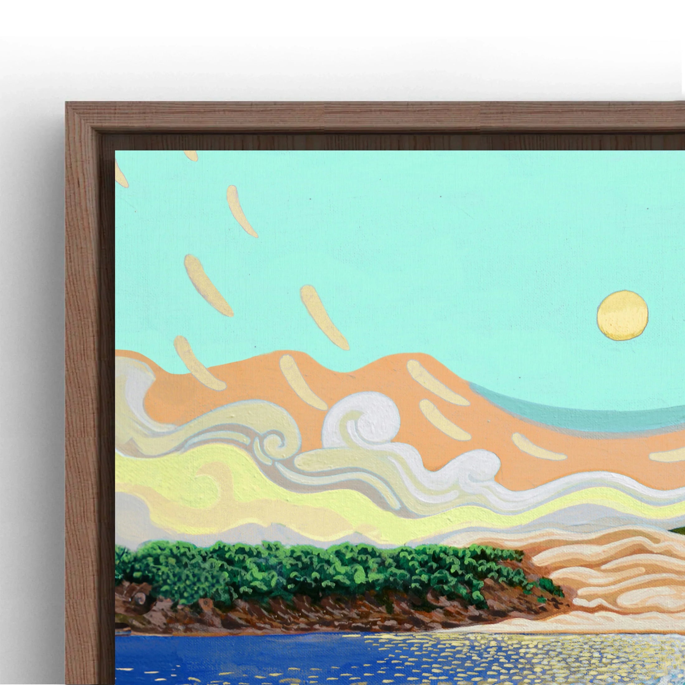 N17- Vacas de Bolonia  - Framed Canvas