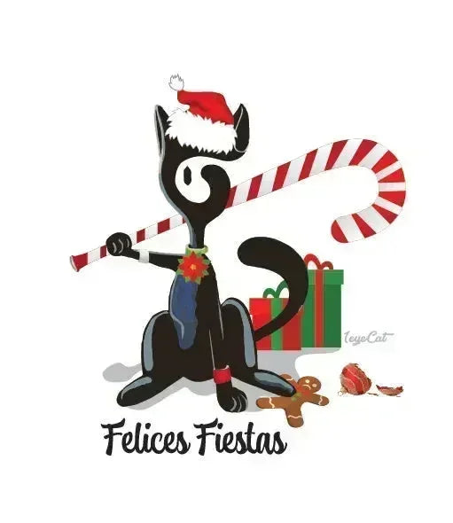 1eyeCat - Xmas - Felices Fiestas - Unisex organic cotton t-shirt