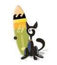 Load image into Gallery viewer, 1eyeCat - The surfer - Unisex organic cotton t-shirt
