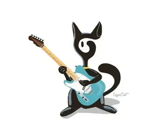 1eyeCat - Guitar Solo - Unisex organic cotton t-shirt