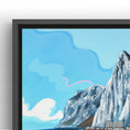 Load image into Gallery viewer, N206 - Por la orilla del Sardinero -  Framed Canvas
