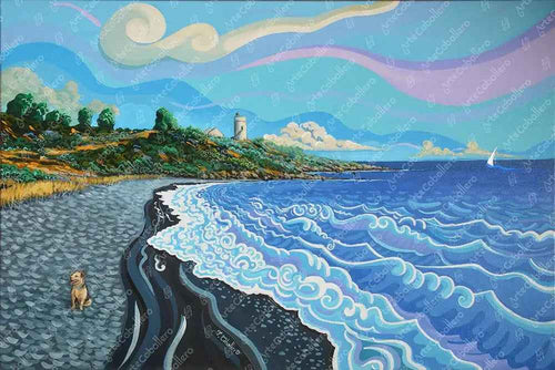 N33- Leuchtturm von Alcaidesa - Punta Mala - Leinwand