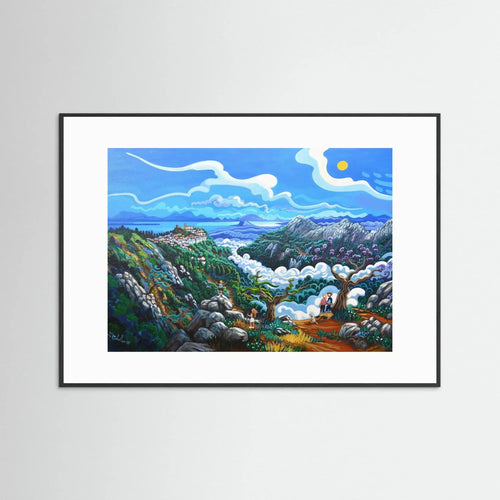Sierra Crestellina, Casares Fine Art Print (N201)