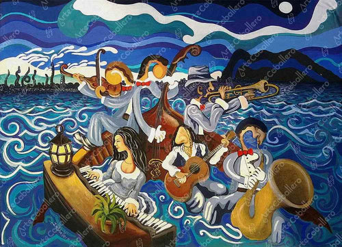 N58 - Strait Serenade - Leinwand