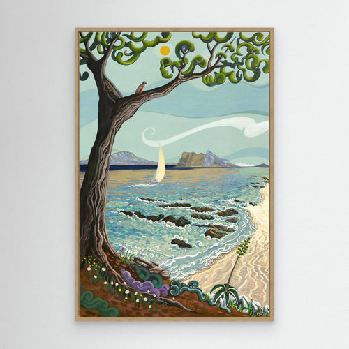 N236 - Las Playas de Estepona - Framed Canvas