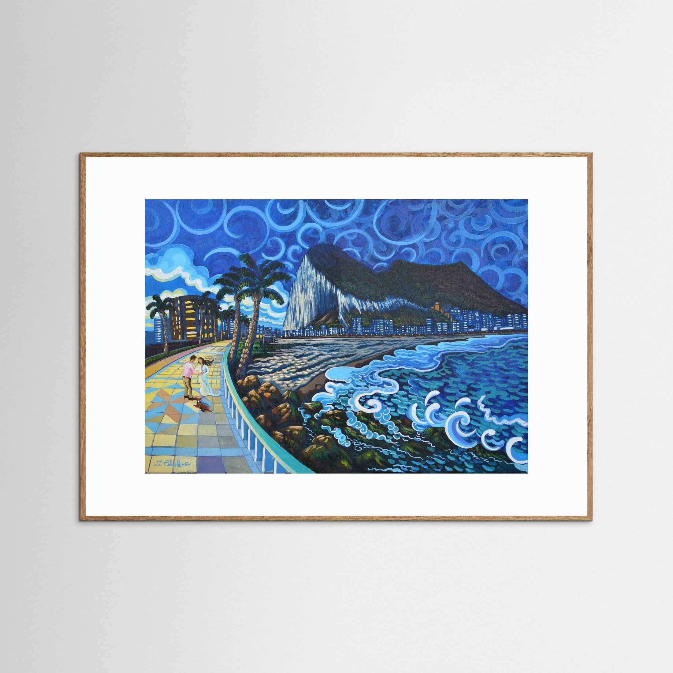 N209 - Poniente's promenade - Fine Art Paper Print