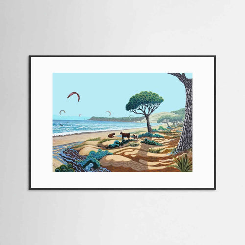 N3 - Costa de la Luz - Framed Fine Art Paper Print