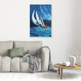 Charger l'image dans la visionneuse de la galerie, N12- Saling with the storm - Framed Canvas Art Print
