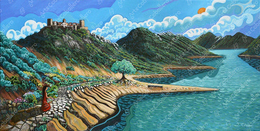 N90 - A Walk in Castellar - Canvas