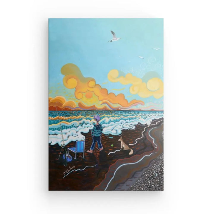 N5 - Sunrise fishing - Canvas - Arte Caballero