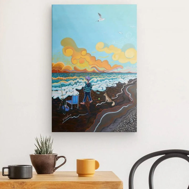 N5 - Sunrise fishing - Canvas - Arte Caballero