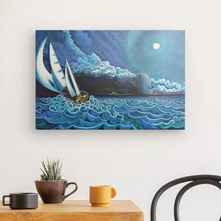 N12 - Sailing with the storm - Canvas - Arte Caballero