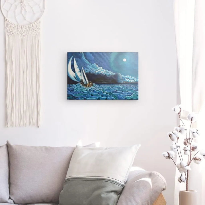 N12 - Sailing with the storm - Canvas - Arte Caballero