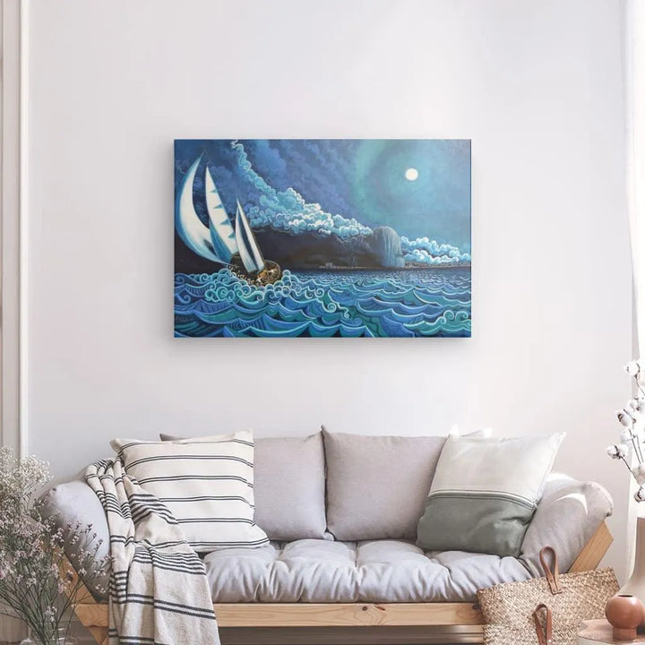 N12 - Sailing with the storm - Canvas - Arte Caballero