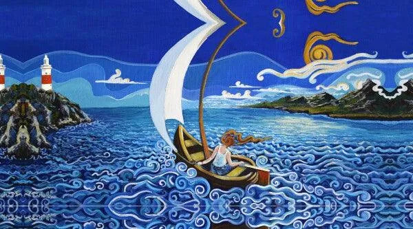 N41 - Sailing the strait - Canvas - Arte Caballero