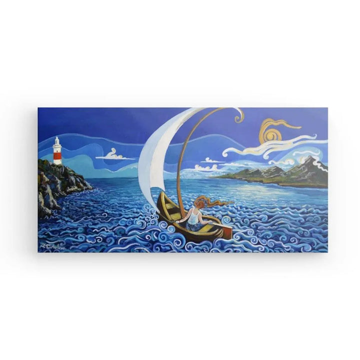 N41 - Sailing the strait - Canvas - Arte Caballero