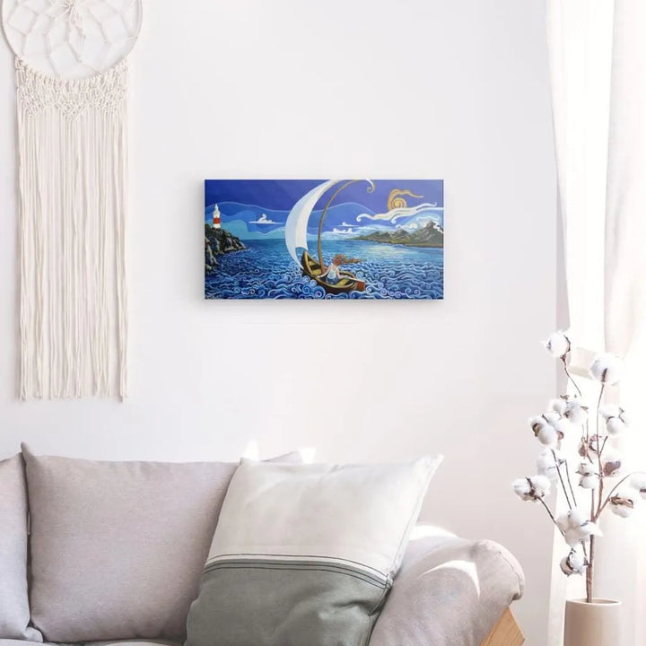 N41 - Sailing the strait - Canvas - Arte Caballero