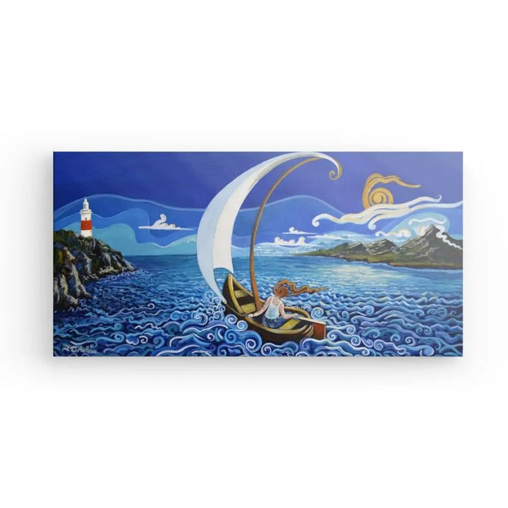 N41 - Sailing the strait - Canvas - Arte Caballero