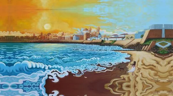 N212 - Cadiz - Tazita de Plata - Canvas - Arte Caballero