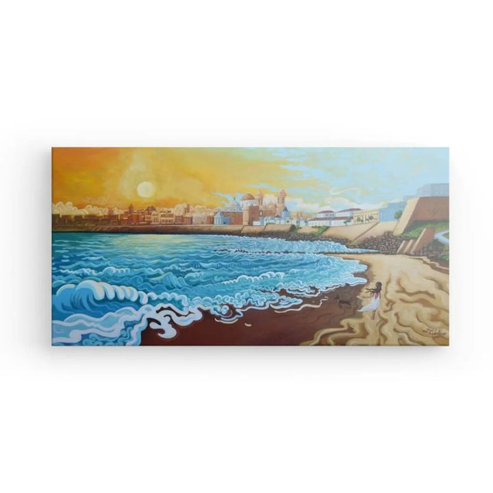 N212 - Cadiz - Tazita de Plata - Canvas - Arte Caballero