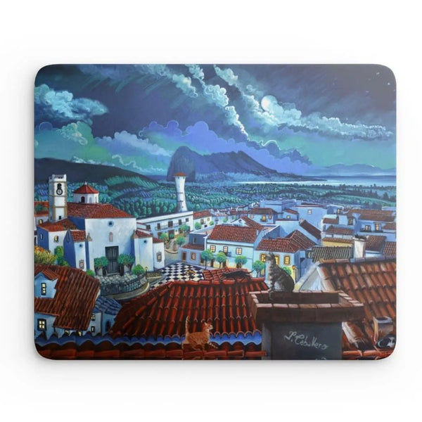 N11 Landscape - The cats of San Roque - Mouse Pad - Arte Caballero