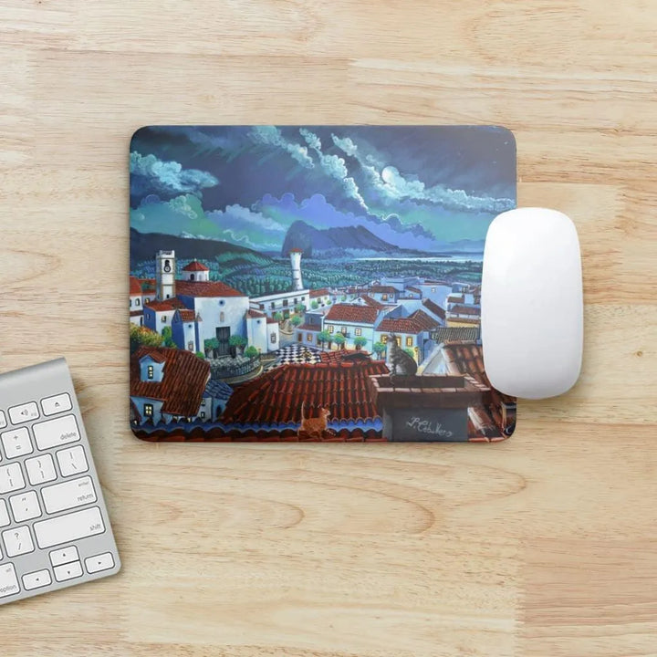 N11 Landscape - The cats of San Roque - Mouse Pad - Arte Caballero