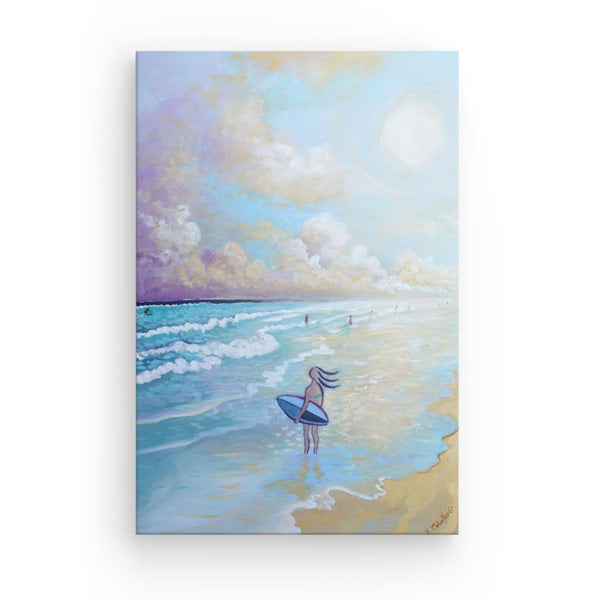 N213 - Atlantic Surf -Girl - Canvas