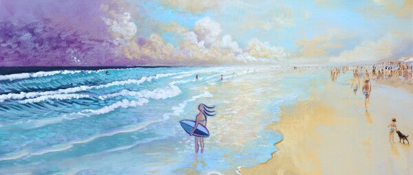 N213 - Atlantic Surf - Girl - Mug Panorama